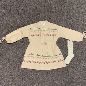 Vintage Italian-made Girl’s Dress Sz approx 2T